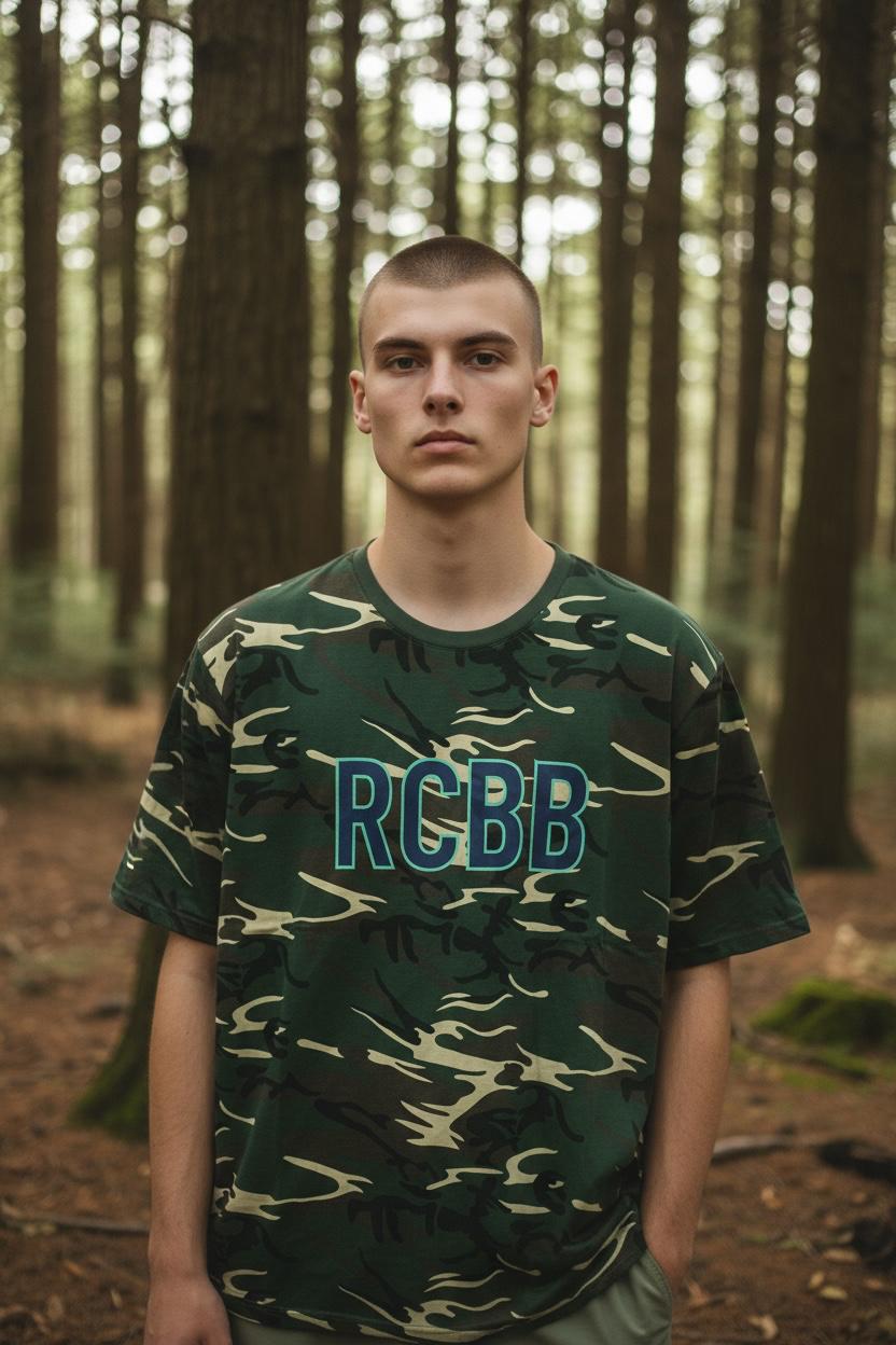 Tee-shirt camouflage kaki "RCBB"