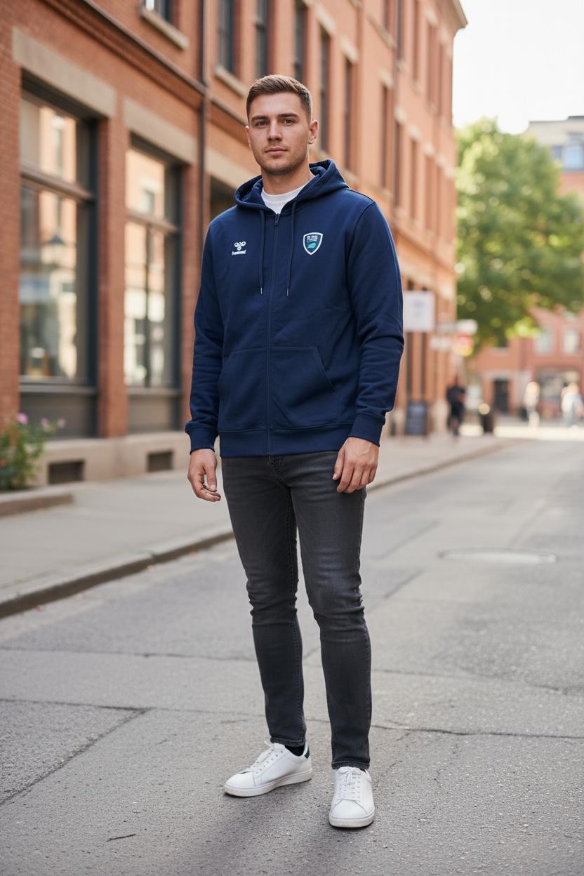 Veste à capuche HUMMEL logo RCBB 3D