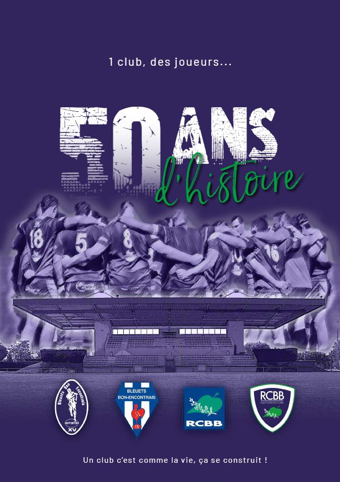 LIVRE - 50 ANS D'HISTOIRE du RCBB